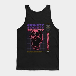 society is prison - street wear urban design Tank Top